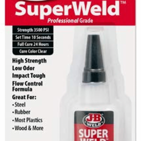 J-B Weld 33120H SuperWeld Glue - Clear Super Glue - 20g