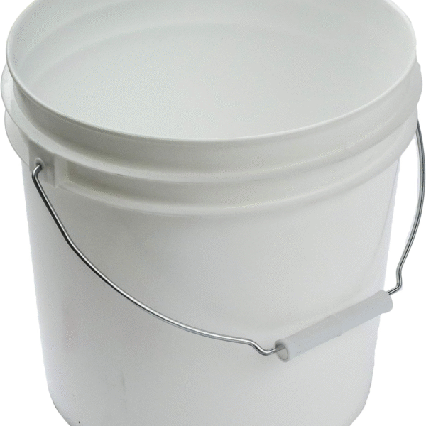 BUCKET - PLASTIC WHITE - 2 GALLON