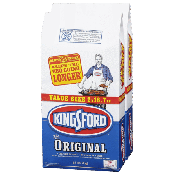 Kingsford Original Charcoal Briquettes, Two 16.7 lb Bags