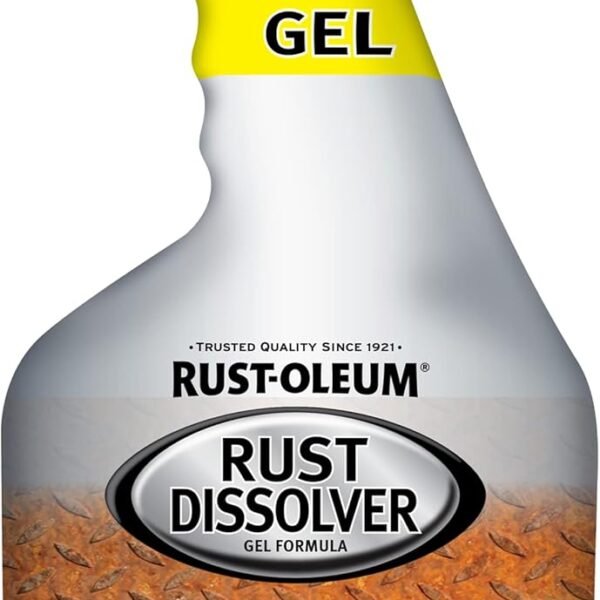 Click to see full view      4+  7 VIDEOS Rust-Oleum Rust Dissolver Trigger Spray Gel | Heavy-Duty Corrosion Remover for Metal Tools, Cars, Bikes, Grills, Bolts, Firearms & More | 32 oz