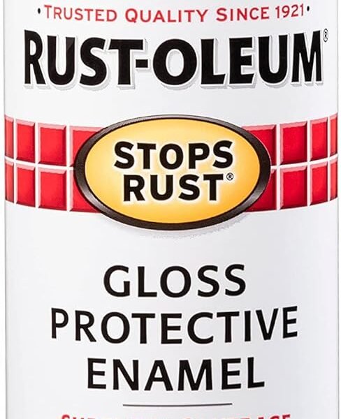 Rust-Oleum 7723830 Stops Rust Spray Paint, 12 oz, Gloss Navy