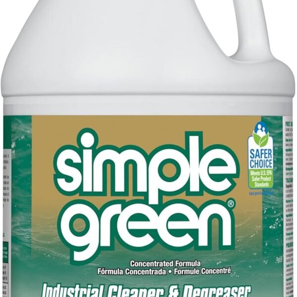 Simple Green 13005CT Industrial Cleaner and Degreaser, Concentrated, 127.8 Fl Oz, Pack of 1, White
